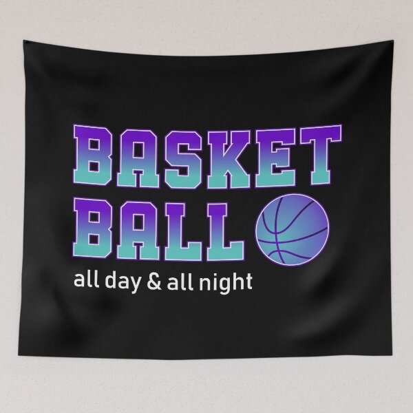 Item preview, Basketball all day & all night | 80's Neon Style Design designed and sold by Slam-Dunkan.