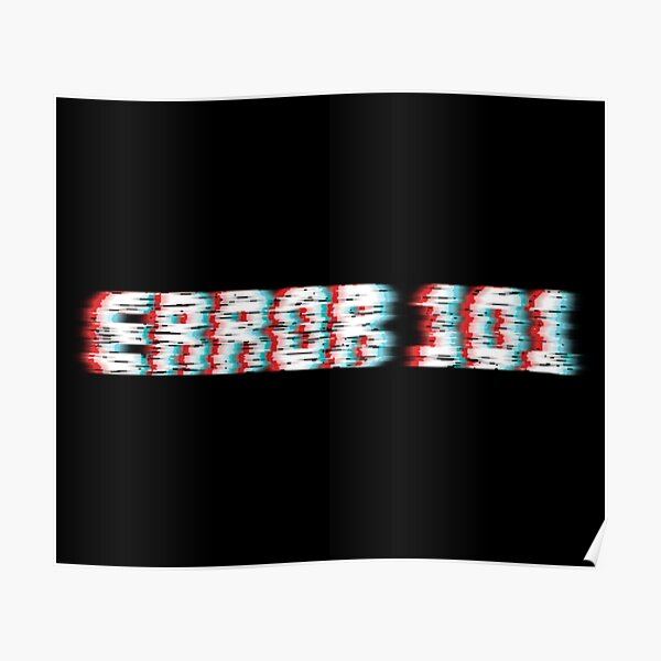 "Error 101" Poster for Sale by error-101- | Redbubble