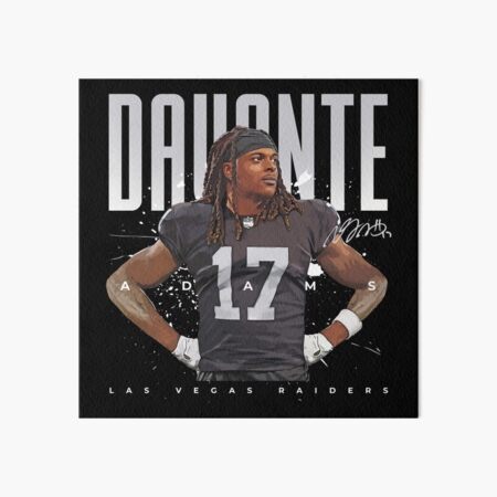 Davante Adams Home Jersey Art Board Print for Sale by