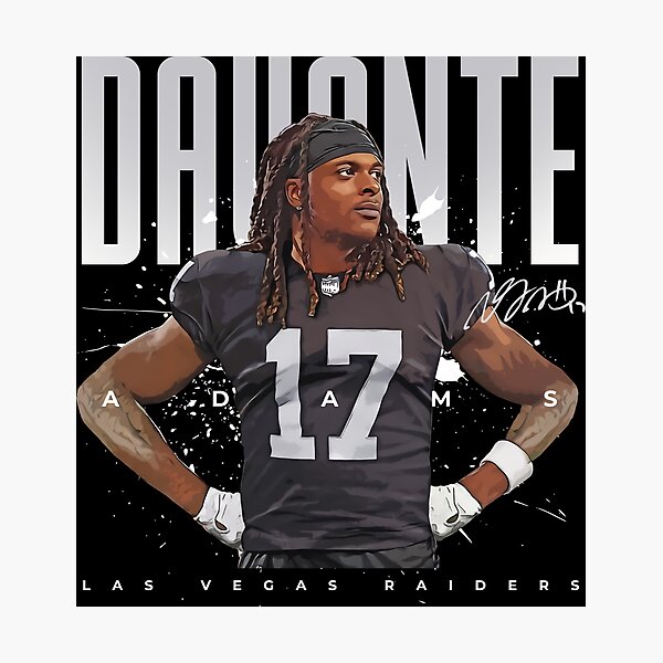 Davante Adams Home Jersey Art Board Print for Sale by