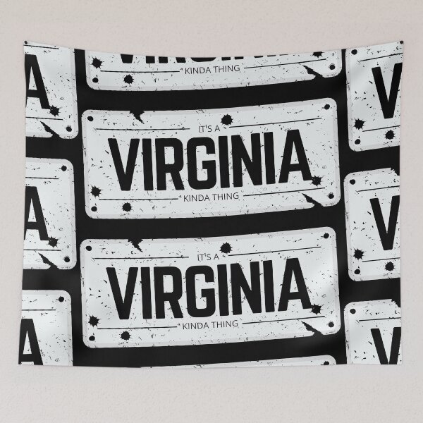 Item preview, Its a VIRGINIA kinda thing number plate distressed designed and sold by 133DandC.