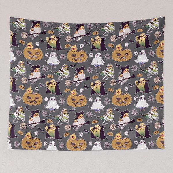 Item preview, Halloween birds designed and sold by EllenorMererid.