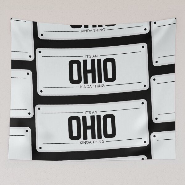 Item preview, Its a OHIO kinda thing number plate  designed and sold by 133DandC.