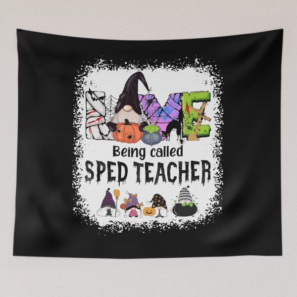 Item preview, Being Called Sped Teacher Gnomes Halloween pumpkin gifts school designed and sold by beckadamr.