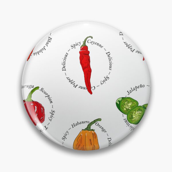 Item preview, Chili pepper stickers set 2 designed and sold by mojocoffeetime.