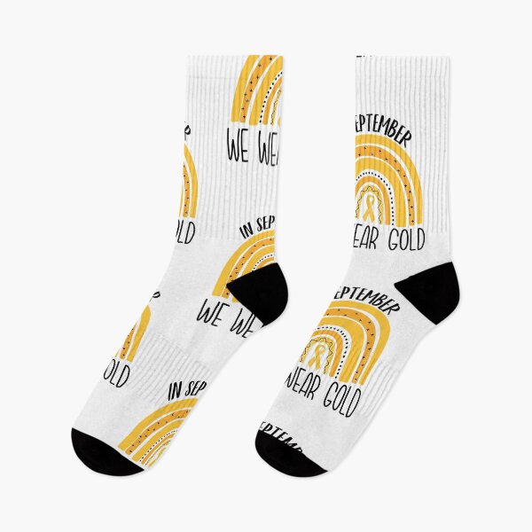Item preview, in september we wear gold childhood cancer awareness designed and sold by AdelDa19.