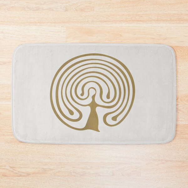 Item preview, Golden woman mandala ornament designed and sold by TheaDesign.