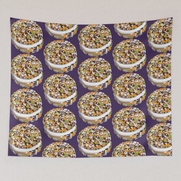 Item preview, Theme Park After Hours Halloween Party Snack Cookie Ice Cream Sandwich Treat designed and sold by flashoverstudio.