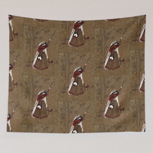 Item preview, Mughal Girl with Music Instrument designed and sold by Azraqcrafts.