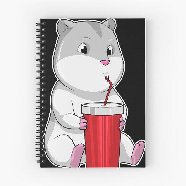 Item preview, Hamster with Mug & Drinking straw T-Shirt designed and sold by charleeneel.