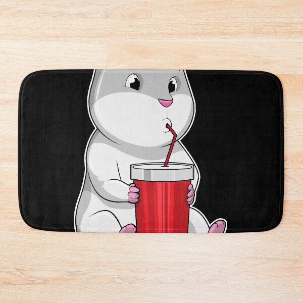 Item preview, Hamster with Mug & Drinking straw T-Shirt designed and sold by charleeneel.