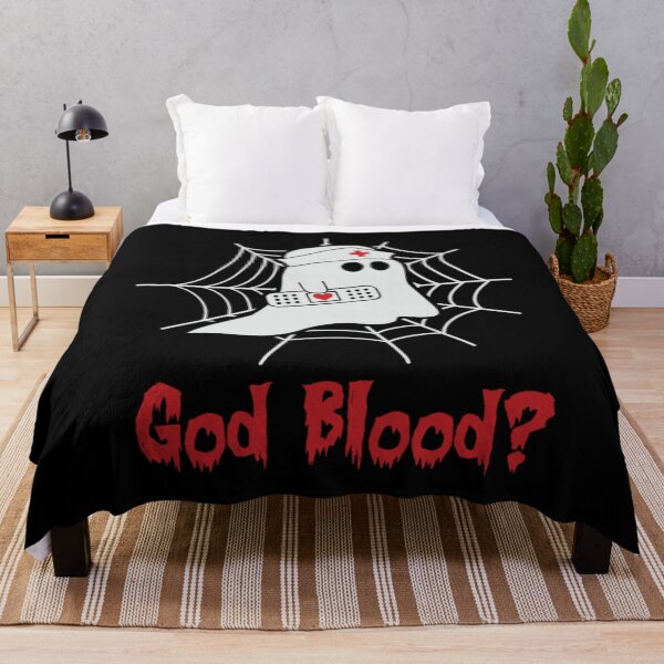 Item preview, Meme Funny Halloween God blood Boo Boo Crew Nurse designed and sold by BufFord71.