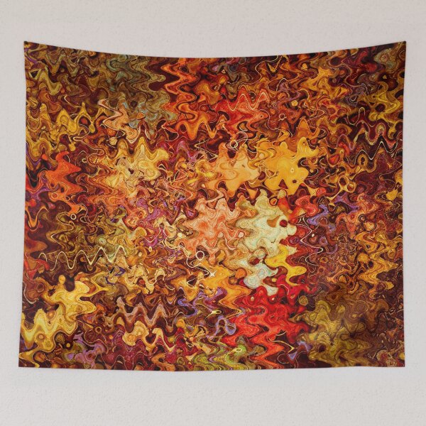 Item preview, Abstract Fallen Leaves Bohemian Style Boho Contemporary Décor or Art Fun Organic Biophilic Design 5 of 8 designed and sold by Beachy.