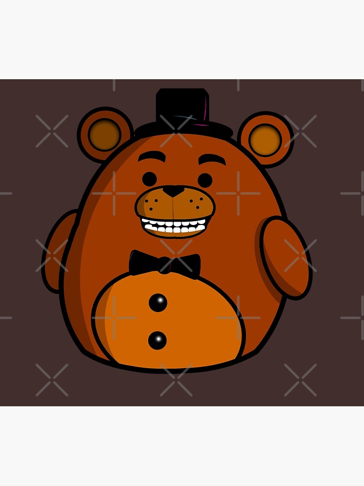"Freddy Fazbear Squishmallow / Five Nights at Freddys fanart" Art Print