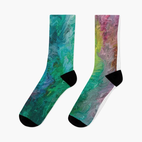 Item preview, Van Gogh Rainbow Paint Swirlies designed and sold by KatPaints.