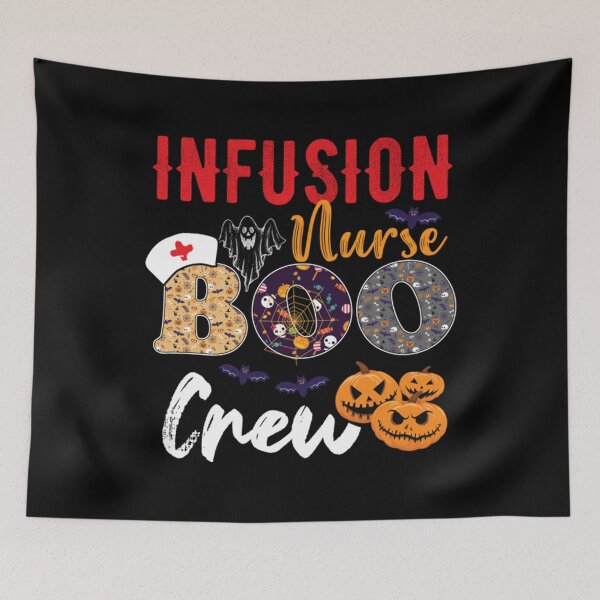 Item preview, Meme Funny Halloween Infusion Nurse Crew designed and sold by BufFord71.