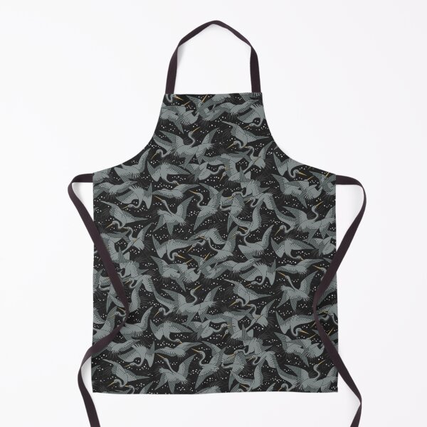 Item preview, The night skies full of Japanese cranes designed and sold by runcatrun.