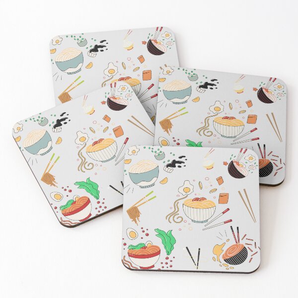 Item preview, japanses ramen noodles bowl pattern designed and sold by Pride-Casuals.