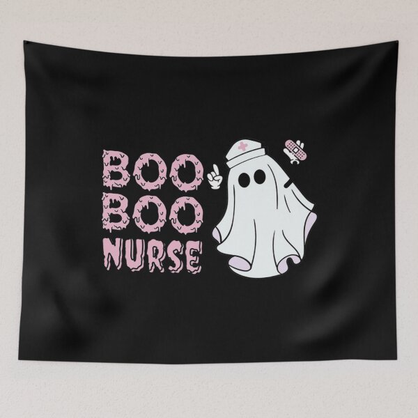 Item preview, Meme Funny Halloween Boo Boo Nurse Halloween Pun designed and sold by BufFord71.