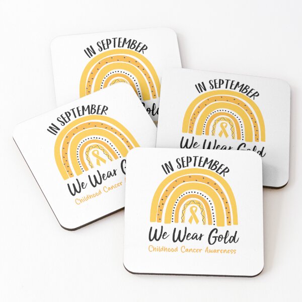 Item preview, in september we wear gold childhood cancer awareness designed and sold by AdelDa19.