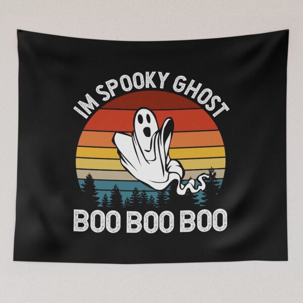 Item preview, Meme Funny Halloween I'm Spooky Ghost Boo Boo Boo Retro designed and sold by BufFord71.
