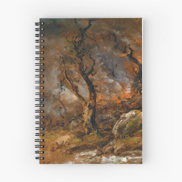 Item preview, Forest Fire by Johan Christian Dahl (1846) designed and sold by allhistory.