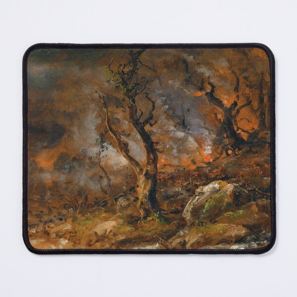 Item preview, Forest Fire by Johan Christian Dahl (1846) designed and sold by allhistory.