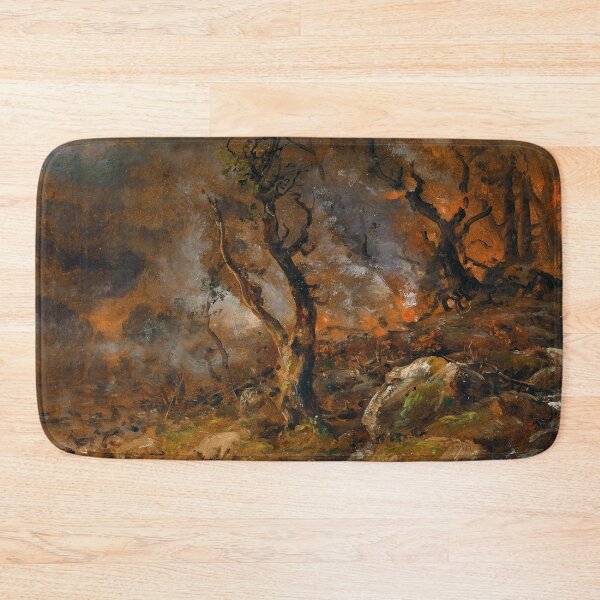 Item preview, Forest Fire by Johan Christian Dahl (1846) designed and sold by allhistory.