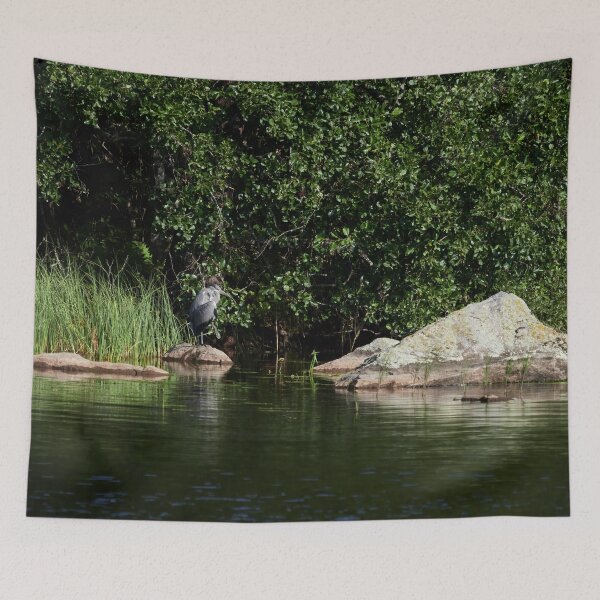 Item preview, One legged act. Grey heron designed and sold by Jouko Lehto Photography.