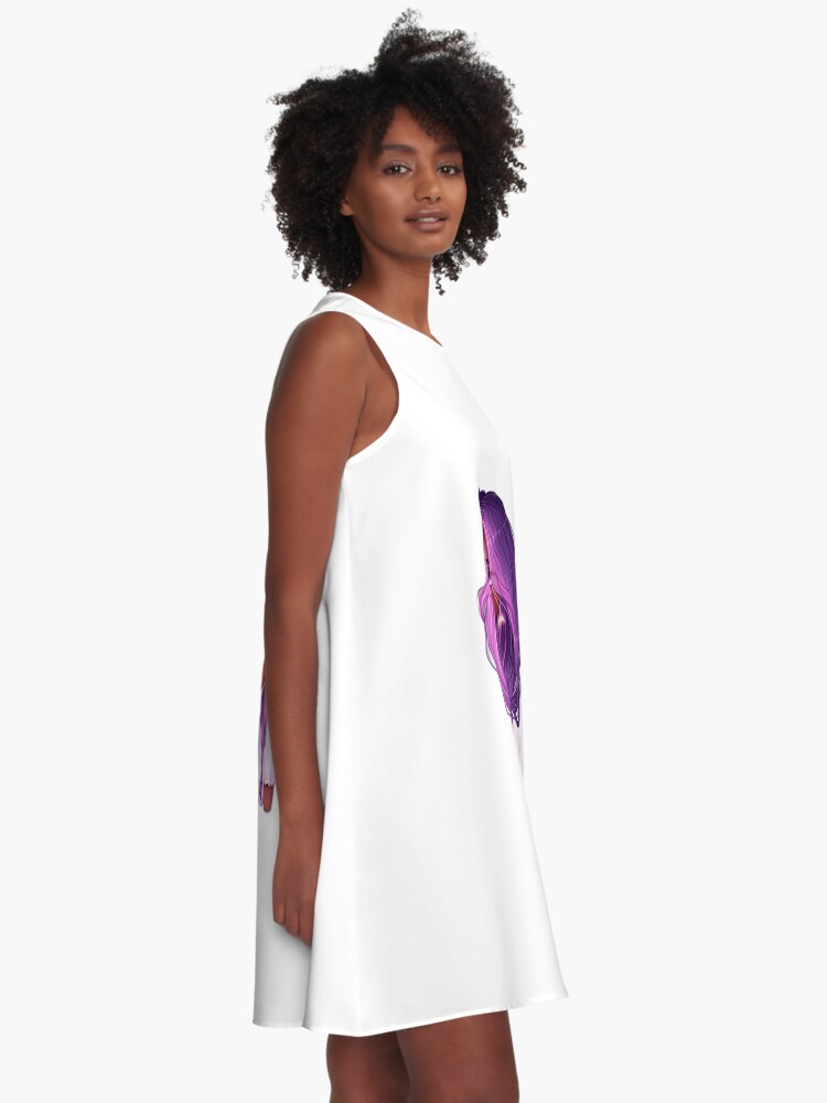 Alternate view of Violet Light A-Line Dress