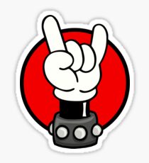 METAL - ROCKER - MOUSE Sticker