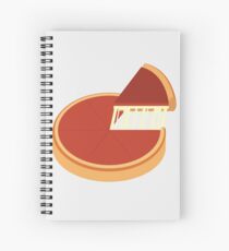 Chicago Deep Dish Pizza Spiral Notebook
