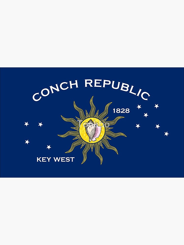 Flag of the Conch Republic (Key West, Florida) by Tonbbo
