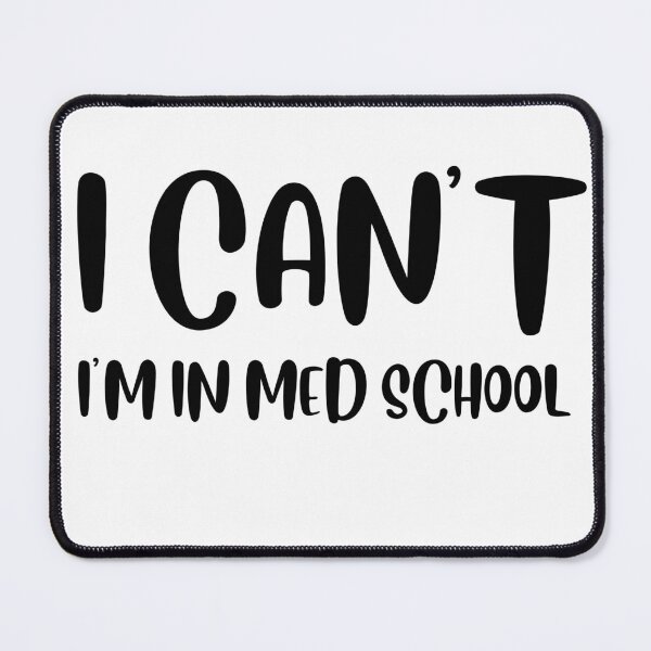 Item preview, I Can´t i m in med school mask designed and sold by seriesxanime.