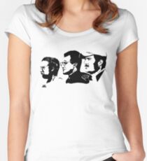 JAWS Tailliertes Rundhals-Shirt