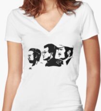JAWS Fitted V-Neck T-Shirt