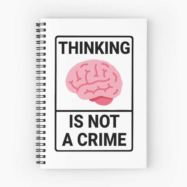 Item preview, Thinking Is Not A Crime designed and sold by AndreMonthy.