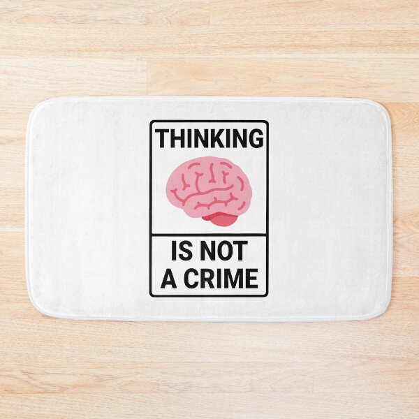 Item preview, Thinking Is Not A Crime designed and sold by AndreMonthy.