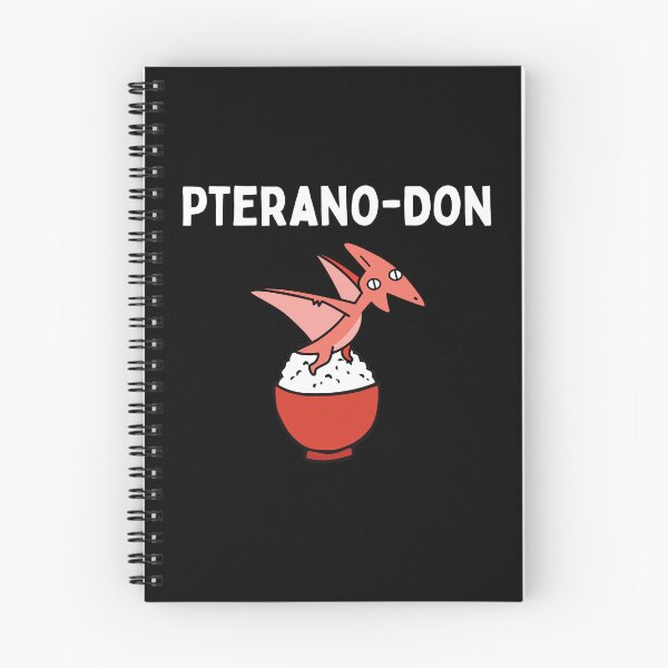 Item preview, Katsu-don Gyu-don Pterano-don | Oyaji Gyagu (Japanese Dad Jokes) | Cartoon Pteranodon | Funny Dino Print designed and sold by KonnichiwaStore.