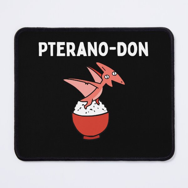 Item preview, Katsu-don Gyu-don Pterano-don | Oyaji Gyagu (Japanese Dad Jokes) | Cartoon Pteranodon | Funny Dino Print designed and sold by KonnichiwaStore.