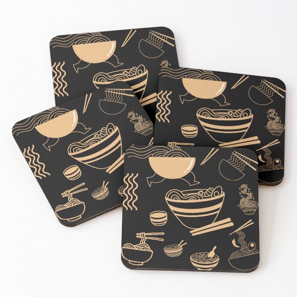 Item preview, japanses ramen noodles bowl pattern designed and sold by Pride-Casuals.
