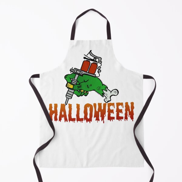 Item preview, Happy Halloween - scary horror monster tattoo - bright products designed and sold by Marcel Wirth.
