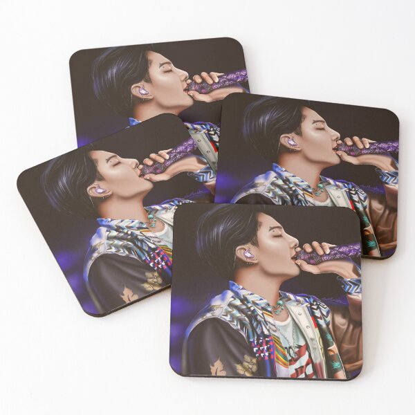Item preview, Jungkook on Stage Digital Painting  designed and sold by MarmarArts.