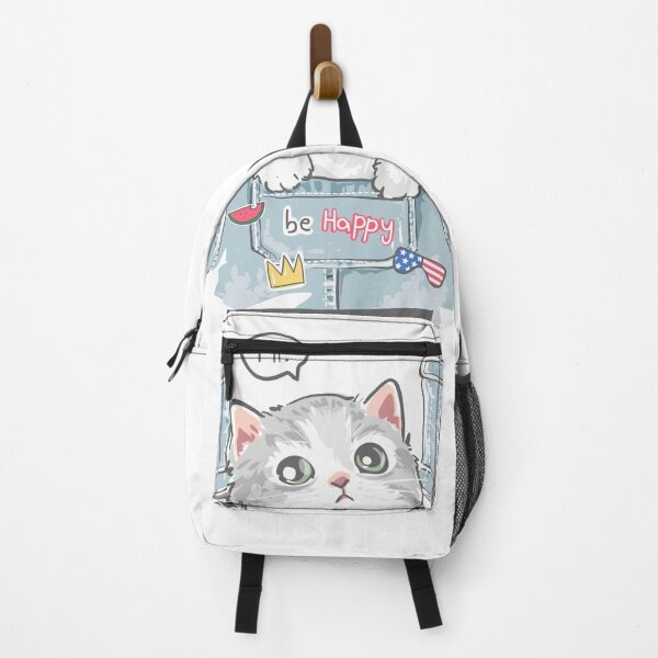 Item preview,  Cute Cat  For Cat Ladies Lovely  Be Happy Every Day Cat Quotes  designed and sold by MediTees.