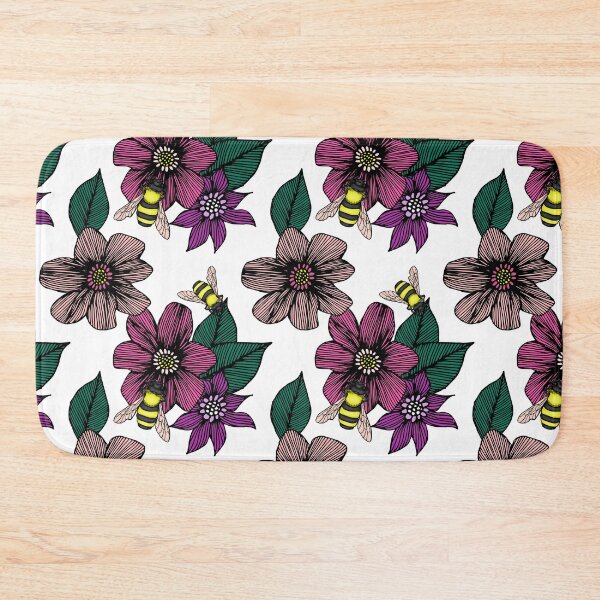 Item preview, Bees and Flowers Pattern designed and sold by Julie Erin Designs.