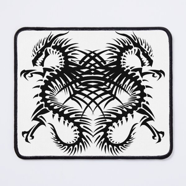 Item preview, Twin Tribal Dragon Black designed and sold by DexSkullfyre.