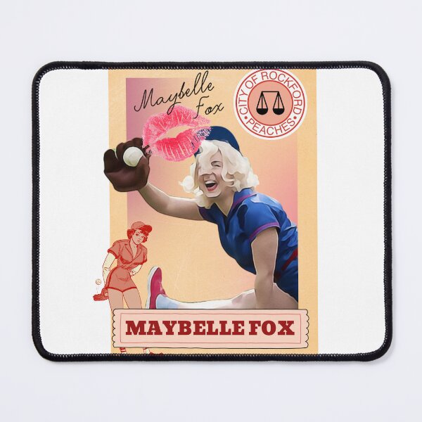 Item preview,  Maybelle Fox Baseball Card A League of Their Own designed and sold by OffBeatHolidays.