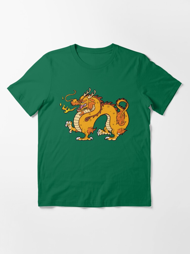 Alternate view of Chinese Dragon - Gold Essential T-Shirt