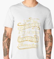 I am too emotionally attached to fictional characters Men's Premium T-Shirt