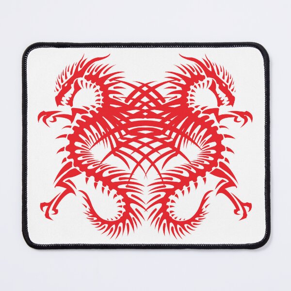 Item preview, Twin Tribal Dragon Red designed and sold by DexSkullfyre.